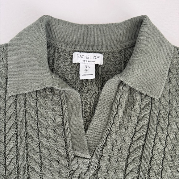 Rachael Zoe Preppy Cable Knit Sweater Vest - Size Small - Picture 3 of 6